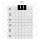 Checkered Note  Icon