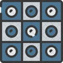 Checkers Strategy Pastime Icon