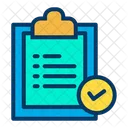 Verified Clipboard Approve Document Verified Document Icon