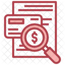 Checking Credit Bureau  Icon