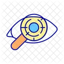 Checking eyeball for healthcare  Icon