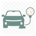 Checking Tire Pressure Car Wash Car Icon