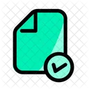 Document Check Business Icon