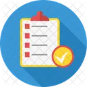 Checklist Checkmark Document Icon