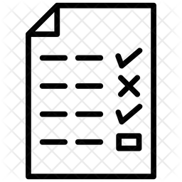 Checklist Icon - Download in Line Style