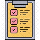 Checklist List Clipboard Icon