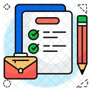 Checklist Todo List Worksheet Icon