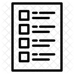 Checklist  Icon