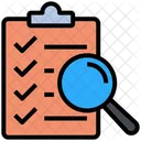 Analysis Checklist Clipboard Icon