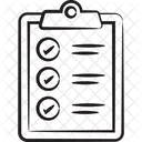 List Document Clipboard Icon