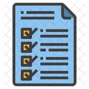 File Chart Check List Checklist Notes Icon