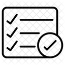 Checklist Tasklist Project Icon