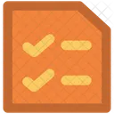 Checklist Sheet Appointment Icon