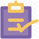 Checklist Clipboard Text Icon