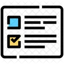 Checkboxes Layout List Icon