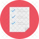 Checklist Tasks List Document Icon
