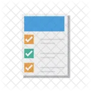 Checklist Document Sheet Icon