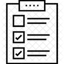 Checklist Clipboard List Icon