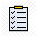 Checklist Records Clipboard Icon