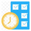 Time Clock Work Icon