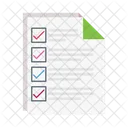 Checklist File Document Icon