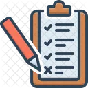 Checklist Assessed Appraise Icon