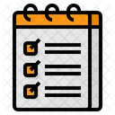 Checklist Notepads Notebook Icon
