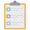 Checklist Evaluate Document Icon
