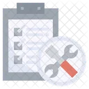 Checklist Clipboard Service Icon