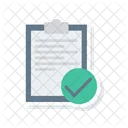 Checklist Clipboard Papers Icon