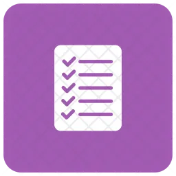 Checklist  Icon