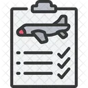 Checklist Aviation Vehicle Icon