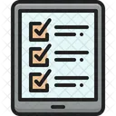 Checklist List Tablet Icon