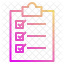Checklist Clipboard Mark Icon