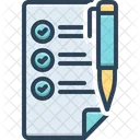 Checklist Prepare Form Icon