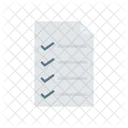 Checklist Survey Document Icon