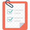 Checklist Attachment Task Icon