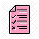 Checklist Coding Document Icon