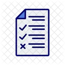 Checklist Coding Document Icon