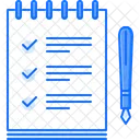 Checklist List Notebook Icon
