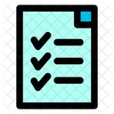 Checklist List Document Icon