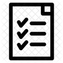 Checklist  アイコン