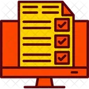 Checklist Form Online Icon