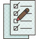 Checklist Note Mark Icon