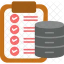 Database Checklist Checklist Storage Icon