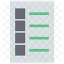 Checklist List Sheet Icon