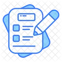 Checklist Documents Worksheet Icon