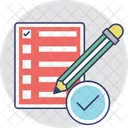 Notepad Agenda List Icon