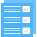 Checklist Document Interface Icon