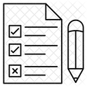 Checklist File Document Icon